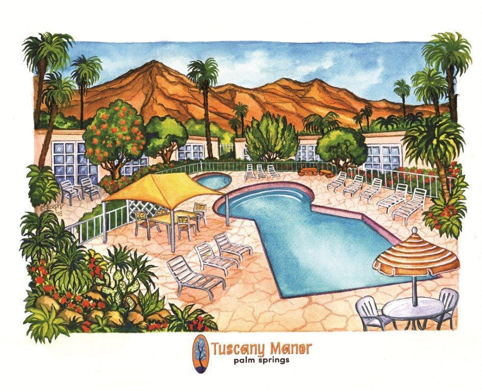 Tuscany Manor Palm Springs Exteriör bild